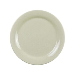 Yanco Narrow Rim Round Plate, 6″ Diameter Melamine White – Case of 48