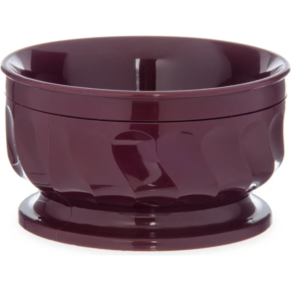 Turnbury Insulated Pedestal Base Bowl, 9 oz Cranberry - Case of 48