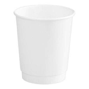 Double Wall Paper Hot Cup White 8 oz - Case of 500