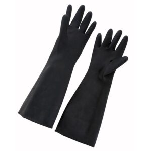 Pot Wash Gloves Heavy, Large, Black – 1 Pair