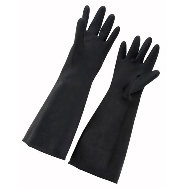 Pot Wash Gloves Heavy, Large, Black – 1 Pair