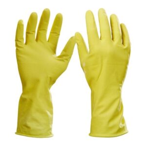 Rubber Gloves Medium Yellow – Dozen