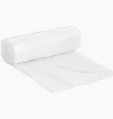 Garbage Bags Clear 10 Gallon 24 x 24 13 Mic - Case of 1000