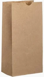 Paper Bags Brown 6 LB - Case of 500