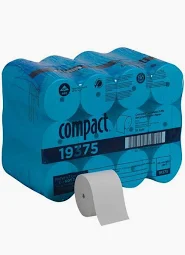Toilet Paper Roll Coreless 2 ply 1000 Sheets - Case of 36