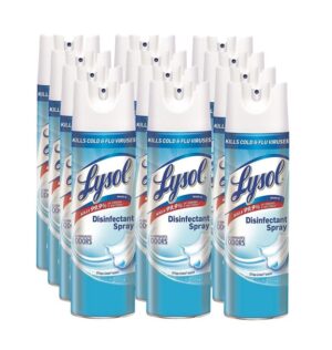 Lysol Disinfectant Spray Crisp Linen - Case of 12