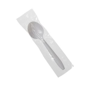 Soup Spoon Individually Wrapped Medium Weight - Case of 1000