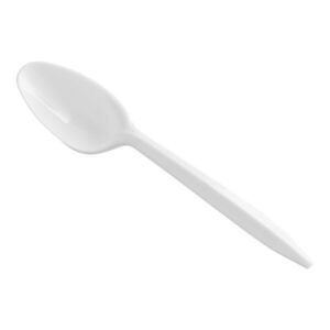 Teaspoon White Medium Weight - Case of 1000