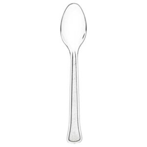 Clear Teaspoons Heavy Weight – Case of 1000