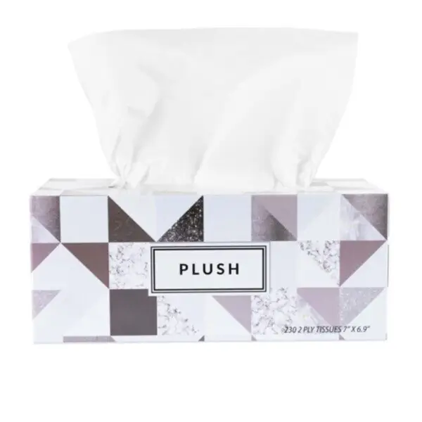 Plush Tissues 230 Count - Case of 60