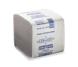 Soffy Cut Bath Tissues 2 Ply Interfolded 375 sheets - Case of 24