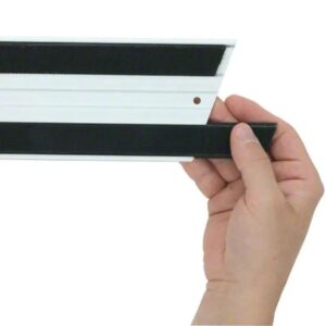 Hygen™ Hook and Loop Replacement Set Black 17.10X 1.10 X 0.25 - Case of 6