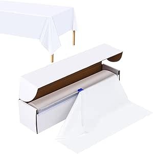 Tablecloth White Roll Perforated 36x106 - 1 Roll