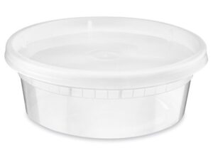 Deli Containers with Lids 8 oz - Case of 240