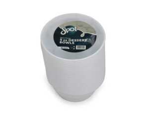 Elegant White Bowl 6 oz 20 Count - Case of 12