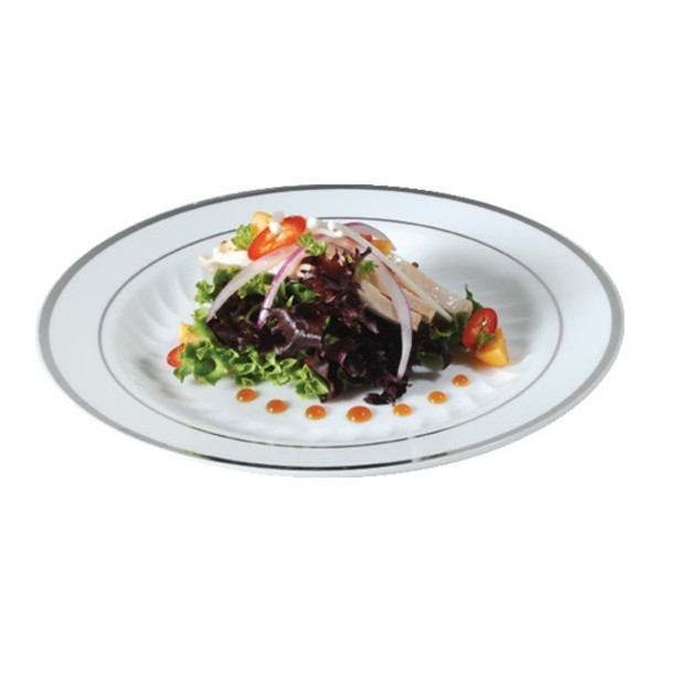Silver Splendor Plates 9" - Case of 120 1 Silver Splendor Plates 9" - Case of 120