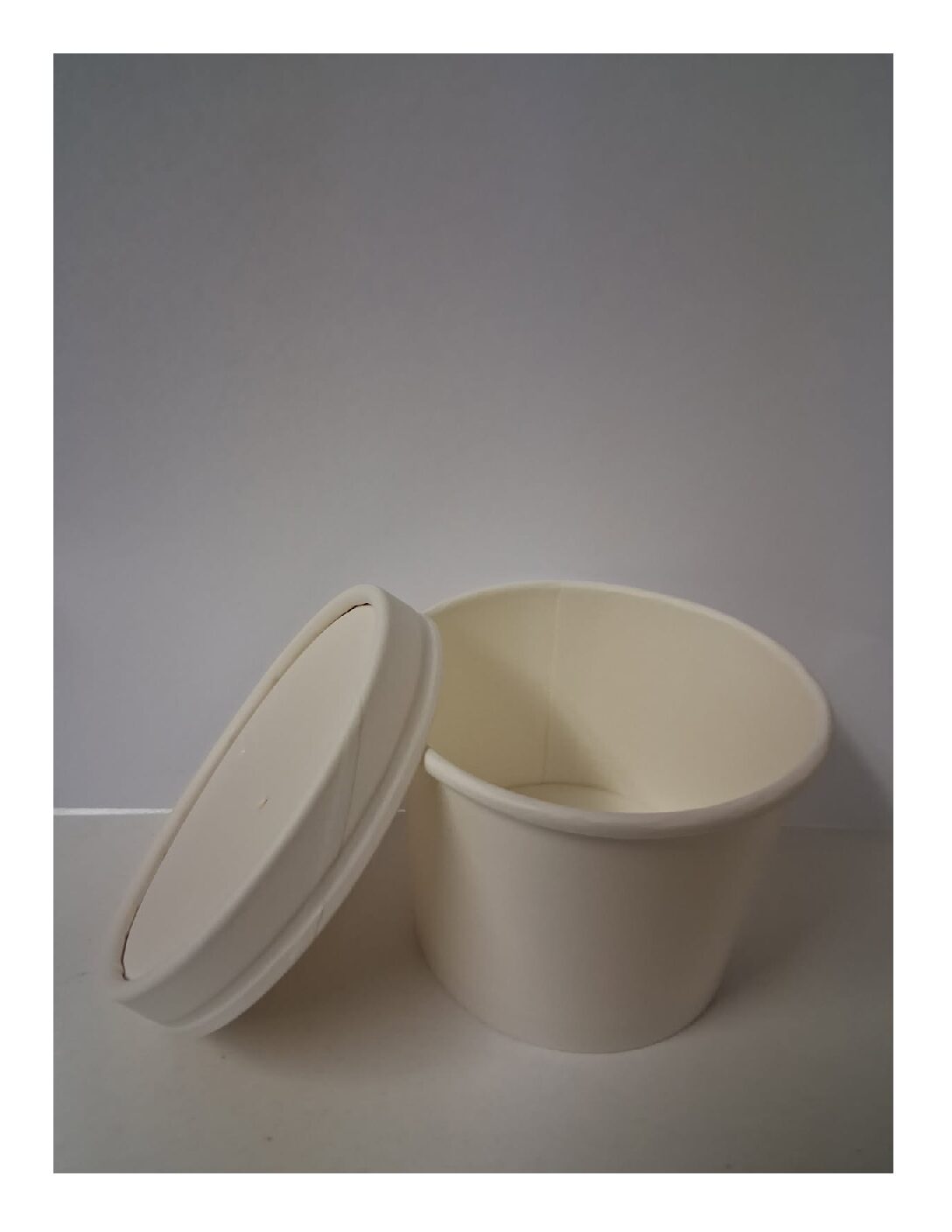Paper Soup Containers with Paper Lids Combo - 250 Sets