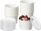 Paper Soup Bowl Containers 12 Oz with Plastic Lids Combo - 240 Sets