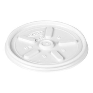 Lids for 12 oz Squat Foam Bowls 12JL - Case of 1000